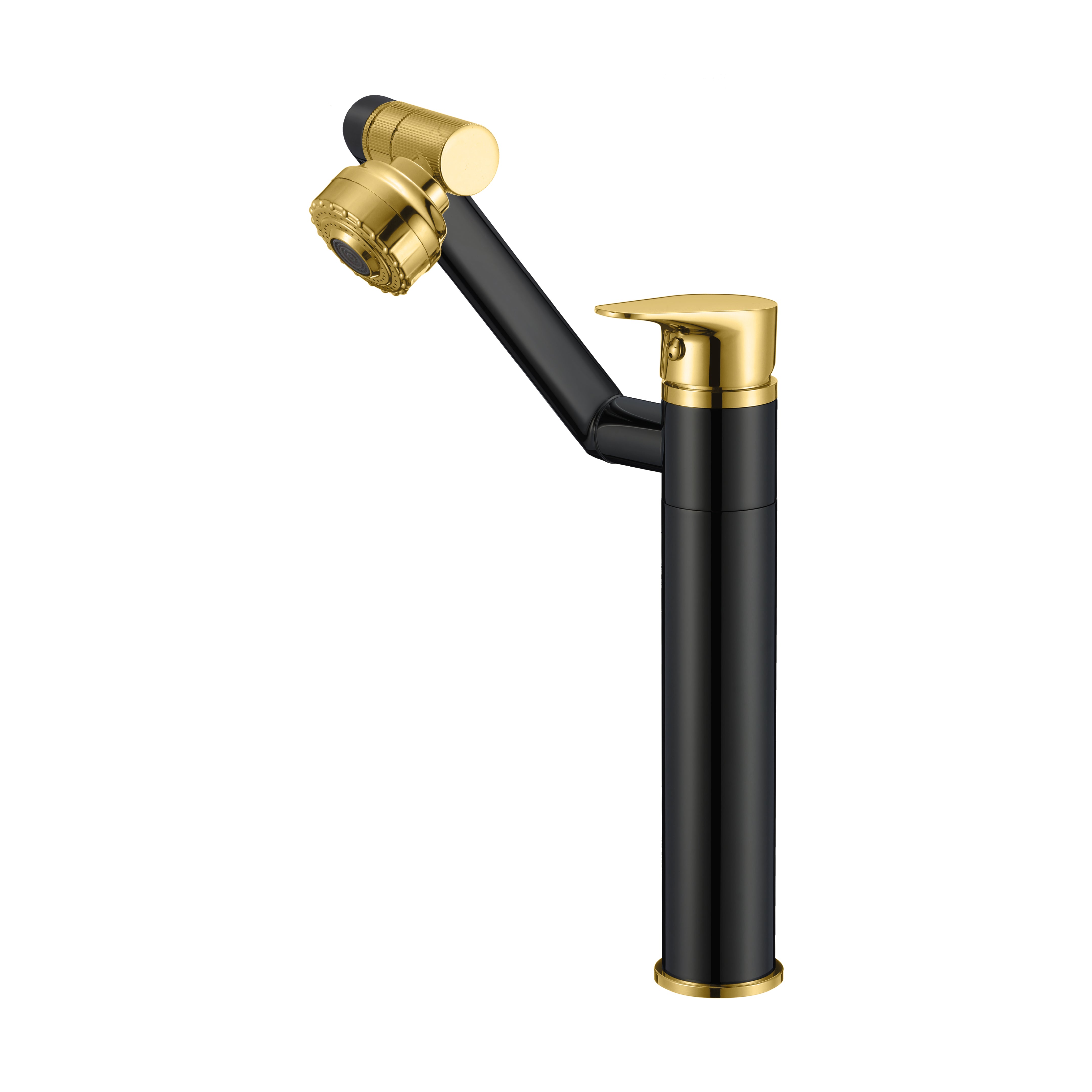 Mezcladora Giratoria P/Bowl AUR C/2 Funciones - Black&Gold - Bronce - Fratelli